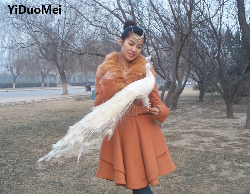 

artificial peacock large 80cm feathers peacock bird model handicraft,prop,home garden decoration gift p2884