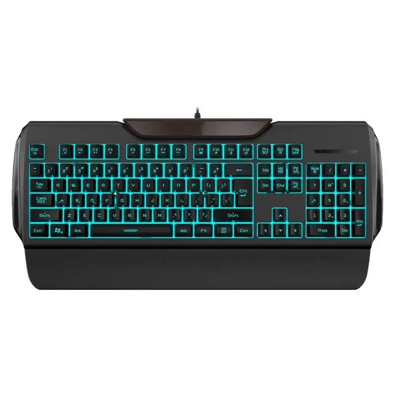

Q500 Black USB Cable Office Gaming Keyboard Wired Mechanical Keyboard Desktop Mechanical Keyboard Colorful LED Backlight