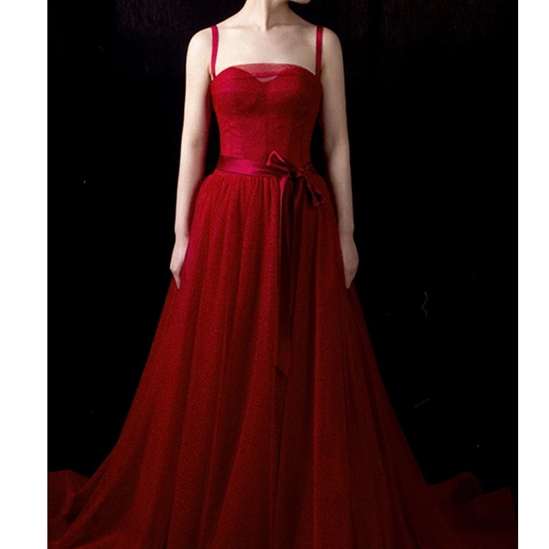 

Evening Gowns Sexy Sling Sleeveless Women Party Dresses Backless Robe De Soiree 2019 Long Plus Size Boat Neck Formal Dress E705