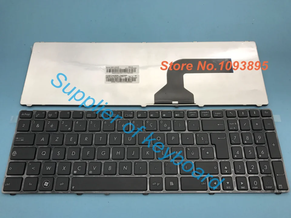 Оригинальная новая AZERTY Французская клавиатура для Asus A52 A52F A52J A52JC A52JB A52JE P52 P52F