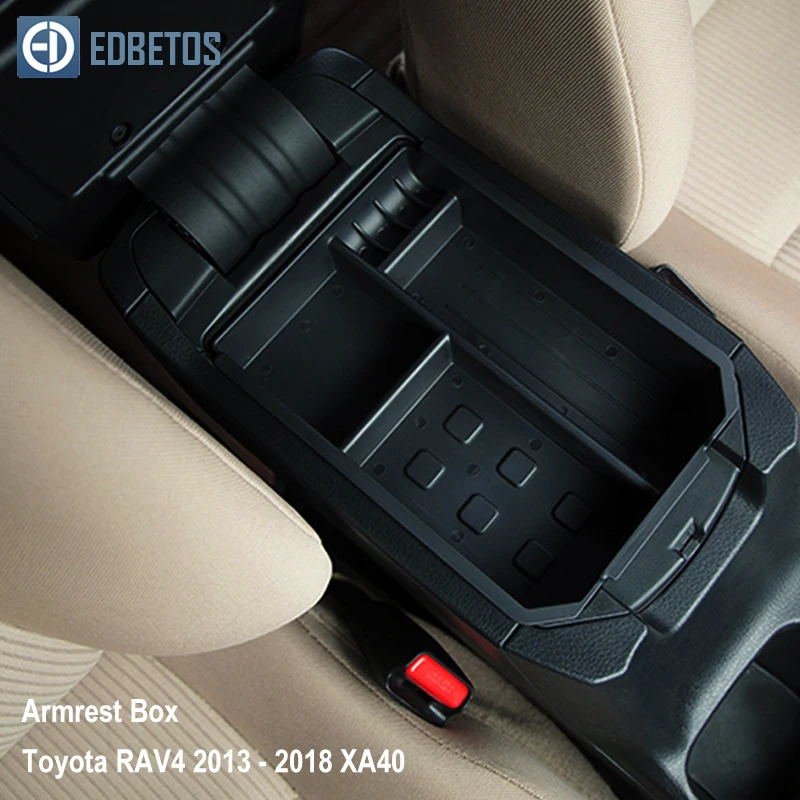 

RAV4 XA40 Armrest Box Storage For Toyota RAV4 RAV 4 2014-2015 2016 2017 2018 Front Center Storage Box organizer