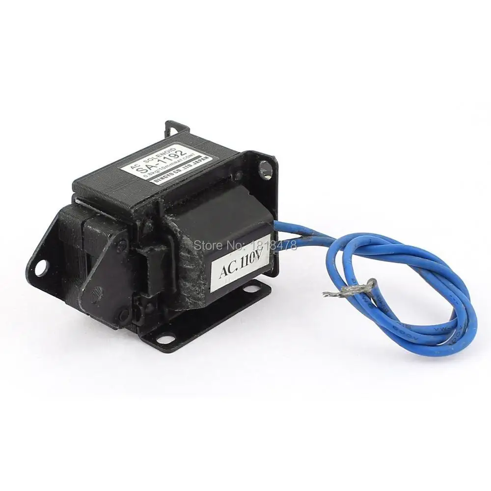 

SA-1192 AC 110V 10mm 0.8kg Push Pull Type Lift Magnet Solenoid Electromagnet