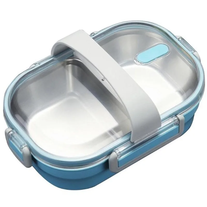 

Japanese Portable Lunch Box For Kids School Stainless Steel Bento Box Kitchen Leak-Proof Food Container Food Box