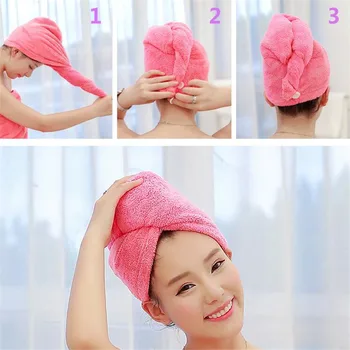 

2019 New Shower cap Hair Hat Soft Bath Towel Outdoor Travel microfibra sport Towel High Quality Multifunction Swimming Beach