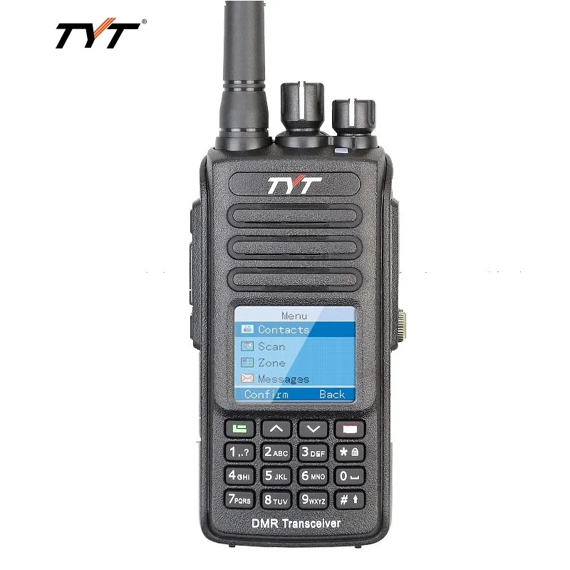 TYT MD398 цифровая рация DMR 10 Вт мощность передачи UHF 400-470 МГц водонепроницаемый IP67 Пылезащитная ветчина двухстороннее Радио переговорные - Цвет: MD-398