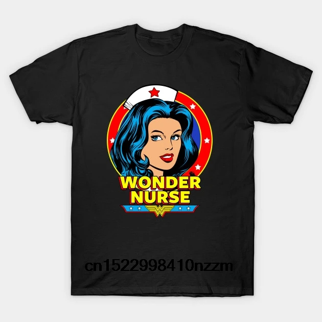 

Printed Men T Shirt Cotton tShirt O-Neck Short-Sleeve New Style Wonder Nurse II Nurse Women T-Shirt