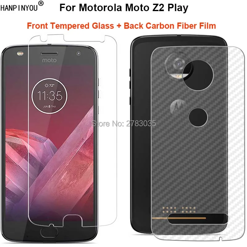 1 комплект = мягкая задняя пленка из углеродного волокна для Motorola Moto Z2 Play +