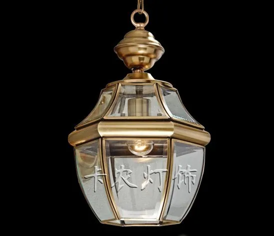 

FERR SHIPPING EMS American soldering light copper lamp copper lamp balcony ZL308