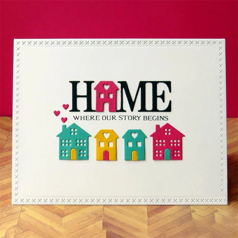 

Naifumodo Home Dies Letter Scrapbooking Metal Cutting Die Alphabet Die Cuts for Card Making Crafts Embossing Stencil New 2019
