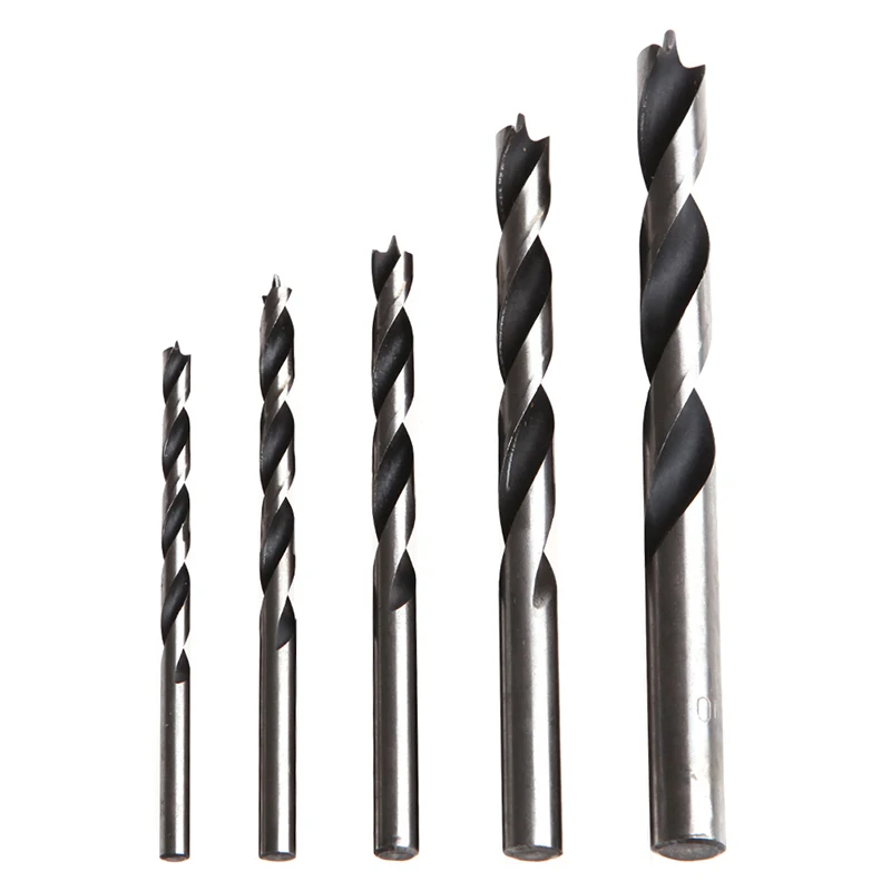 

5Pcs/Set 4/5/6/810MM HSS Drill Bits Kit For Woodworking Metal Wood Tools Nice Gifts