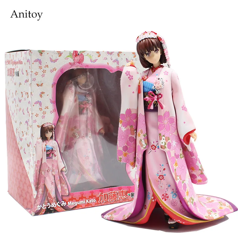 

Saenai Heroine No Sodate-Kata Megumi Kato Ver. Kimono PVC Figure Collectible Toy 22cm KT4130