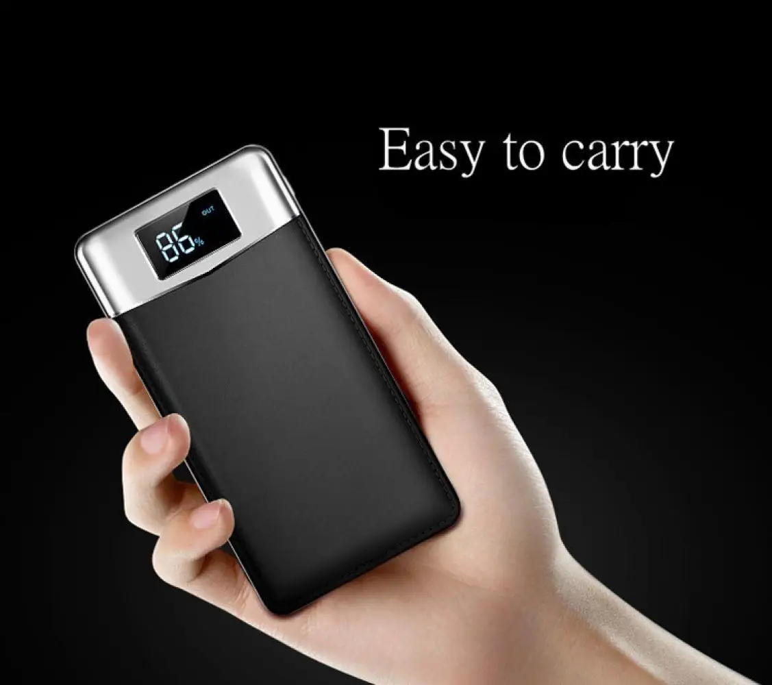 

power bank 20000 mah Portable Power Bank 20000mAh External Battery DUAL Ports powerbank Charger Mobile Charger