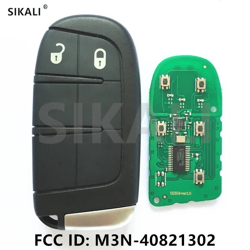 SIKALI дистанционный смарт ключ для JEEP/DODGE/Chrysler FCC ID M3N 40821302 433 МГц 7953 чип M3N40821302|Ключ от
