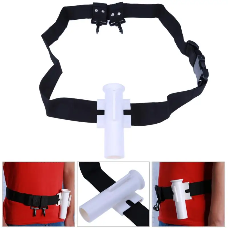

Durable Fishing Fighting Belt 90 Degree Rotatable Fish Rod holder Adjustable Waist Belt Rod Holder High Quality