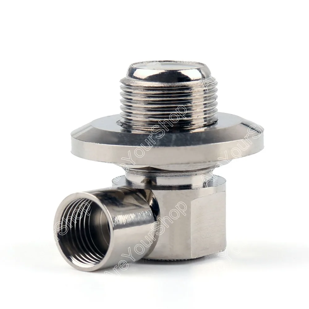 

Areyourshop Sale 1Pc Connector SO239 UHF Female Radio Solder RG8 LMR400 RG213 RG214 Right Angle min