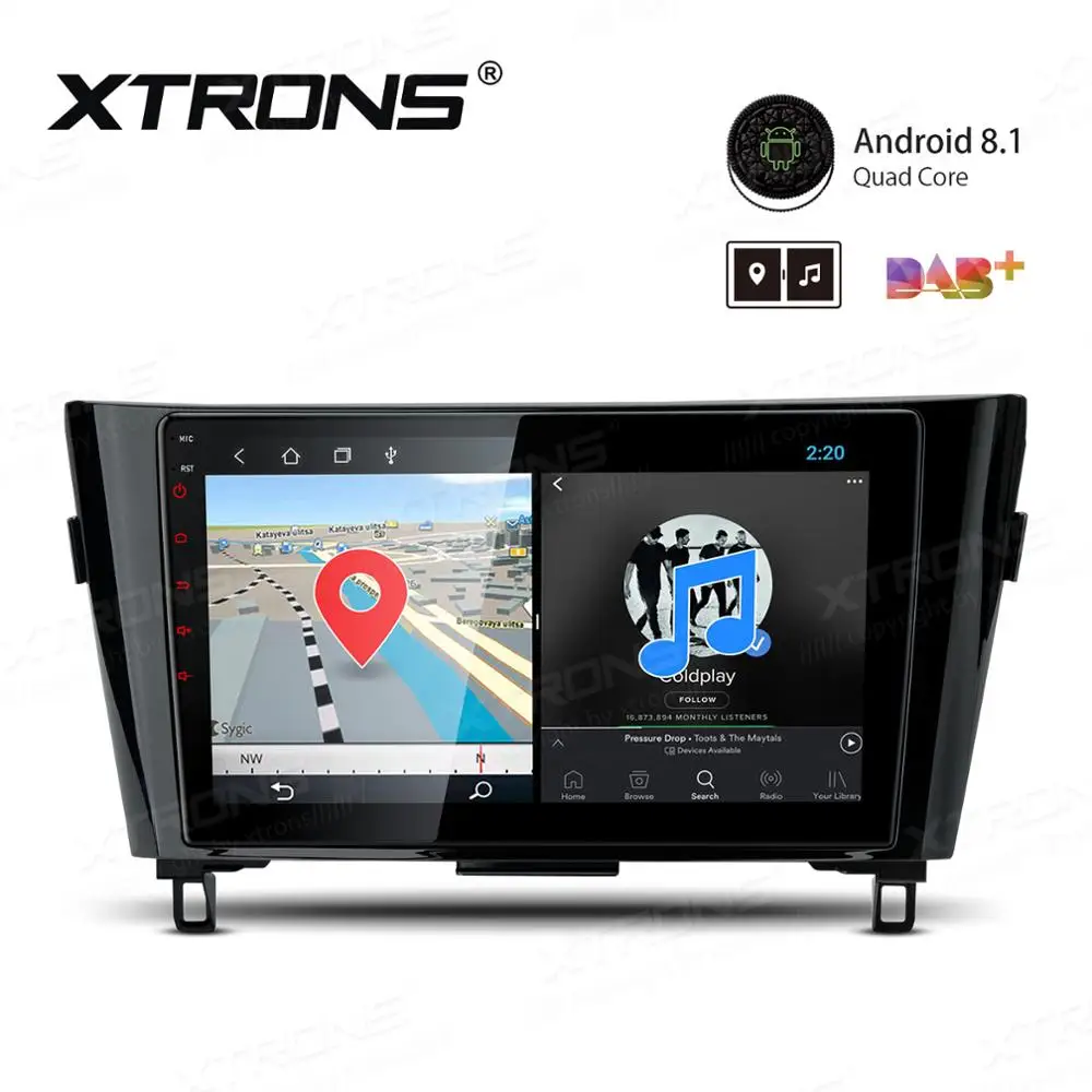 Sale 10.1" Android 8.1 OS Car Navigation GPS Radio for Nissan Qashqai (J11) 2014-2018 & X-Trail (T32) 2014-2018 & Rogue 2014-2018 2