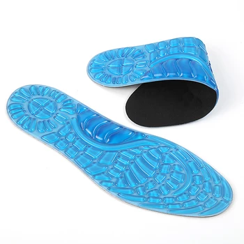 

150PAIRS/LOT Gel Sports Insoles Women Men Shoes Pad Massage Damping Deodorant Military Soft Comfortable Silicone Insole