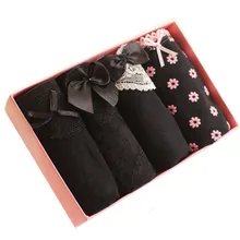 4 шт./лот, нижнее белье, женские трусики, хлопковые трусики, Bragas Mujer, с принтом, сексуальные трусы для девочек, женские трусики, Ropa Interior Femenina Shorts