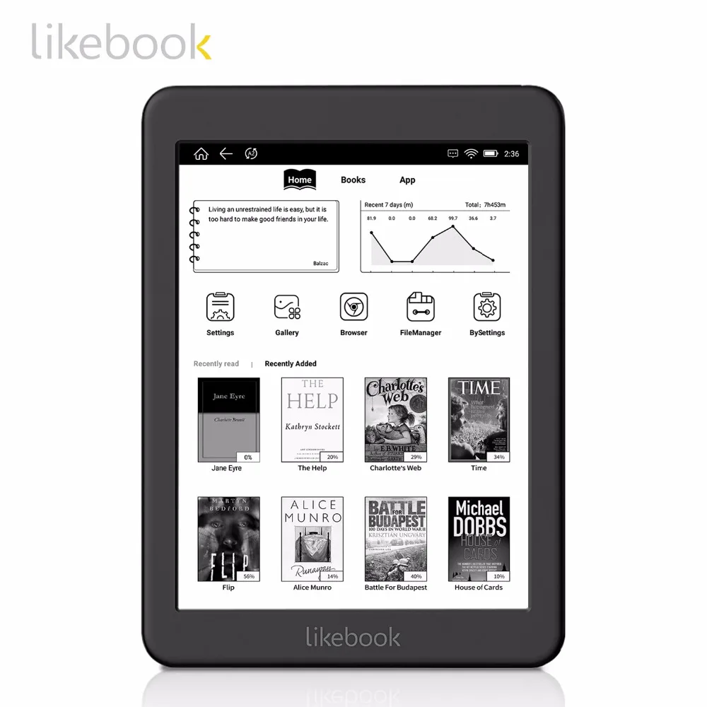 Новинка 2020 года: считыватель электронных книг Boyue likebook Mars 7 8 &quotс двухцветным