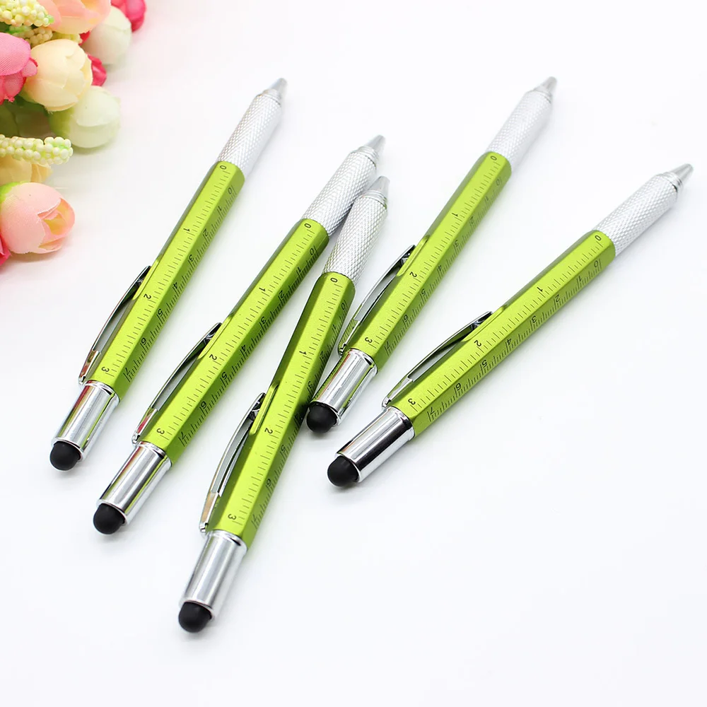 

Useful Pen with Ruler Multifunction Creative Pencil Screwdriver 5 Colors