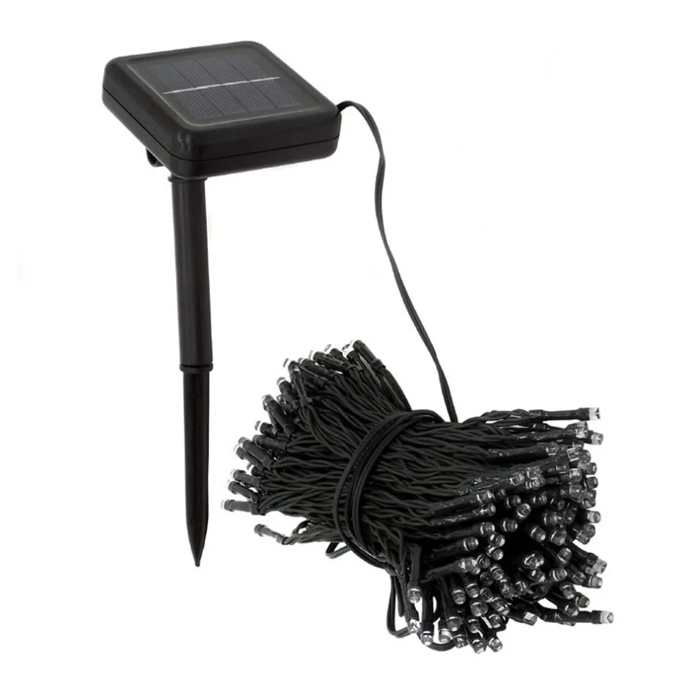 

New LED String Light With Solar Panel Waterproof Outdoor Light String Christmas Decor Festival Fairy Light For Wedding Party