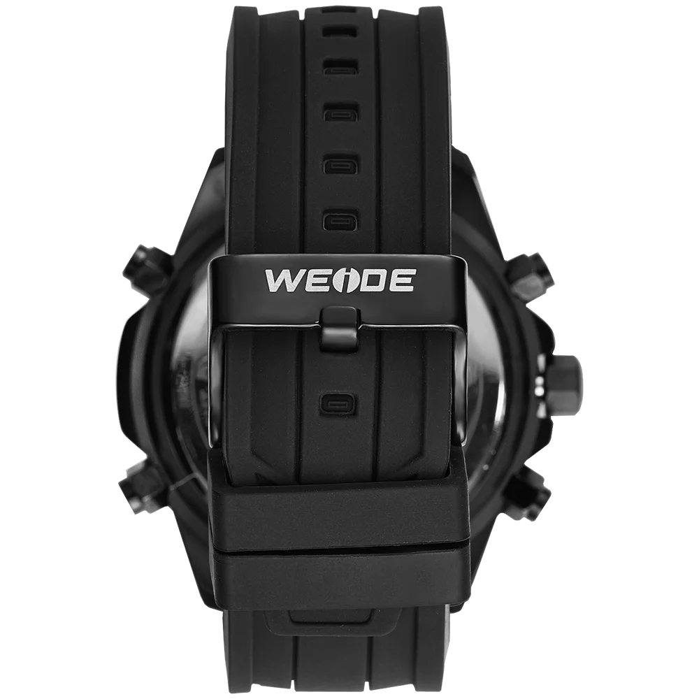 WEIDE 6406 Мужские кварцевые часы Топ бренд Роскошные будильник водонепроницаемые