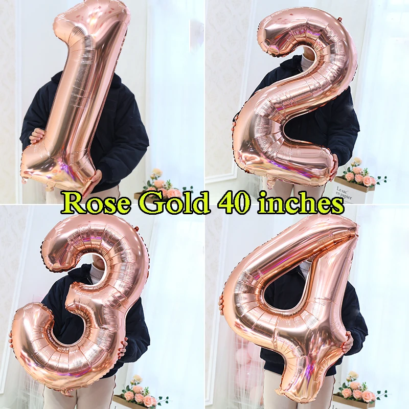 40inches-number balloons