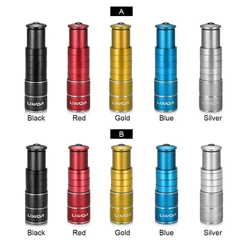 

Lixada Aluminum Alloy Bike Fork Stem Riser Extender Extension Bicycle Cycling Bike Stem Head Up Raiser Handlebar Riser Adaptor