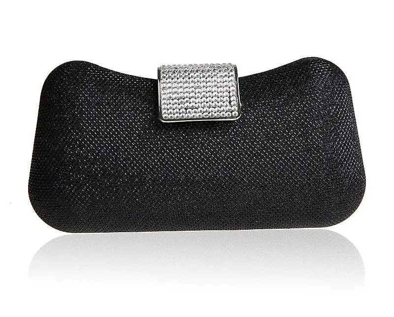 

Vintage Black Women Elegant Cosmetic Bag Japan Korean Style Evening Bags Exquisite Rhinestone Lady Bridal Wedding Party Bag
