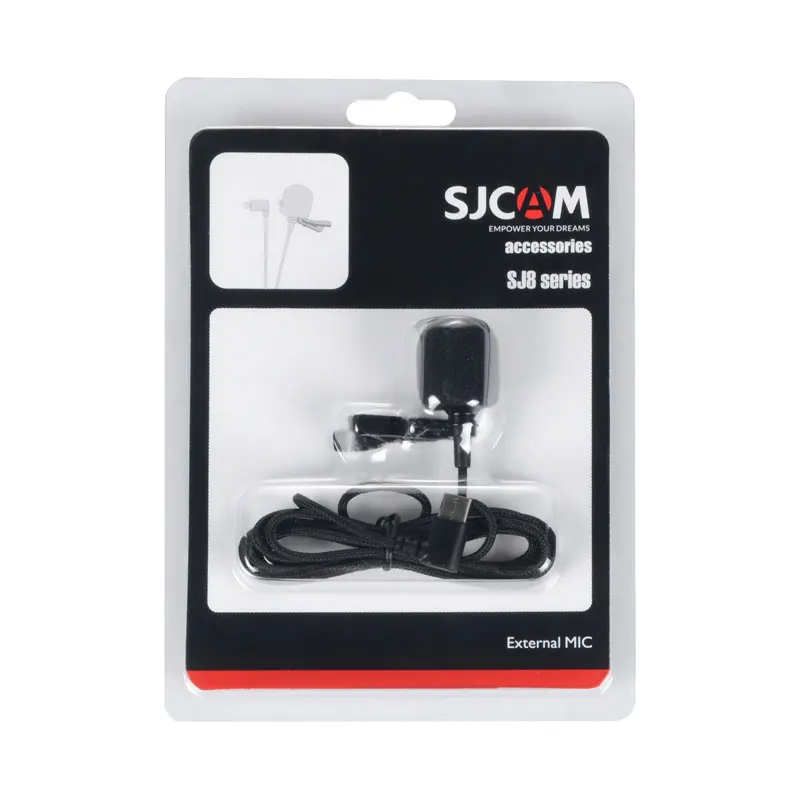 SJCAM SJ8 SJ9 Удлинительный микрофон SJCAM аксессуары type-C внешний микрофон для SJ8 Pro/SJ8 Plus/SJ9 Strike Спортивная Экшн-камера