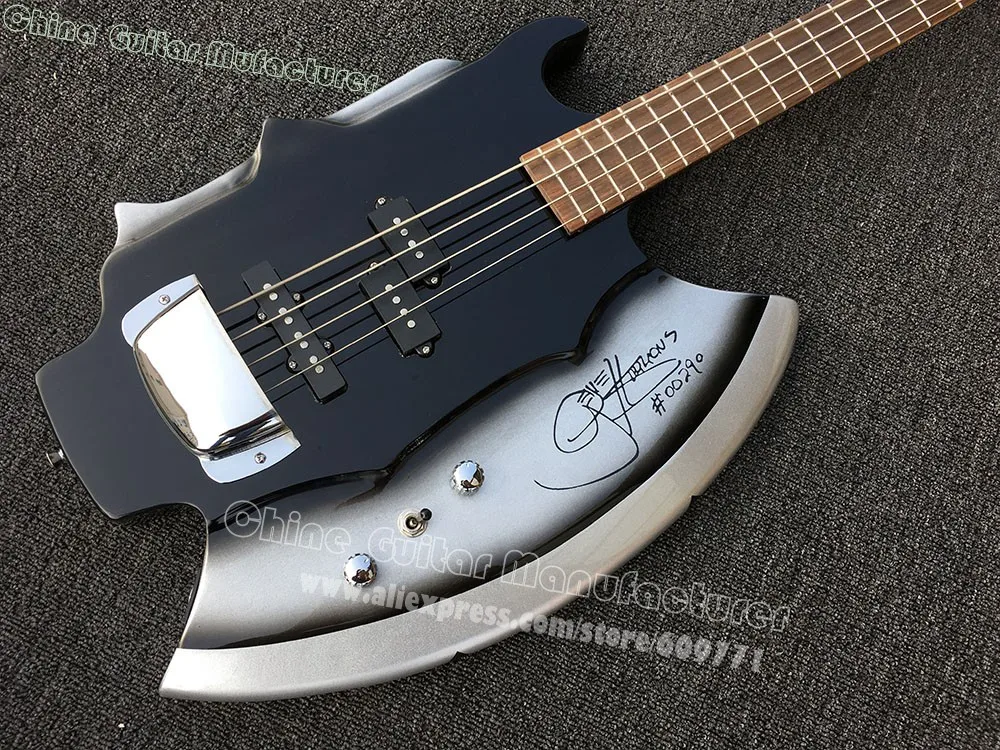 Custom shop Cort GENE SIMMONS топор Подпись гитары 4 струны подписи электрический бас гитары ra