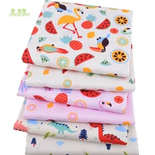 Chainho, 6 шт./лот, Dreamland мультфильм серии, печатные твиловая, хлопковая ткань, лоскутное, DIY Швейные и материал для стеганых изделий, для малышей и детей