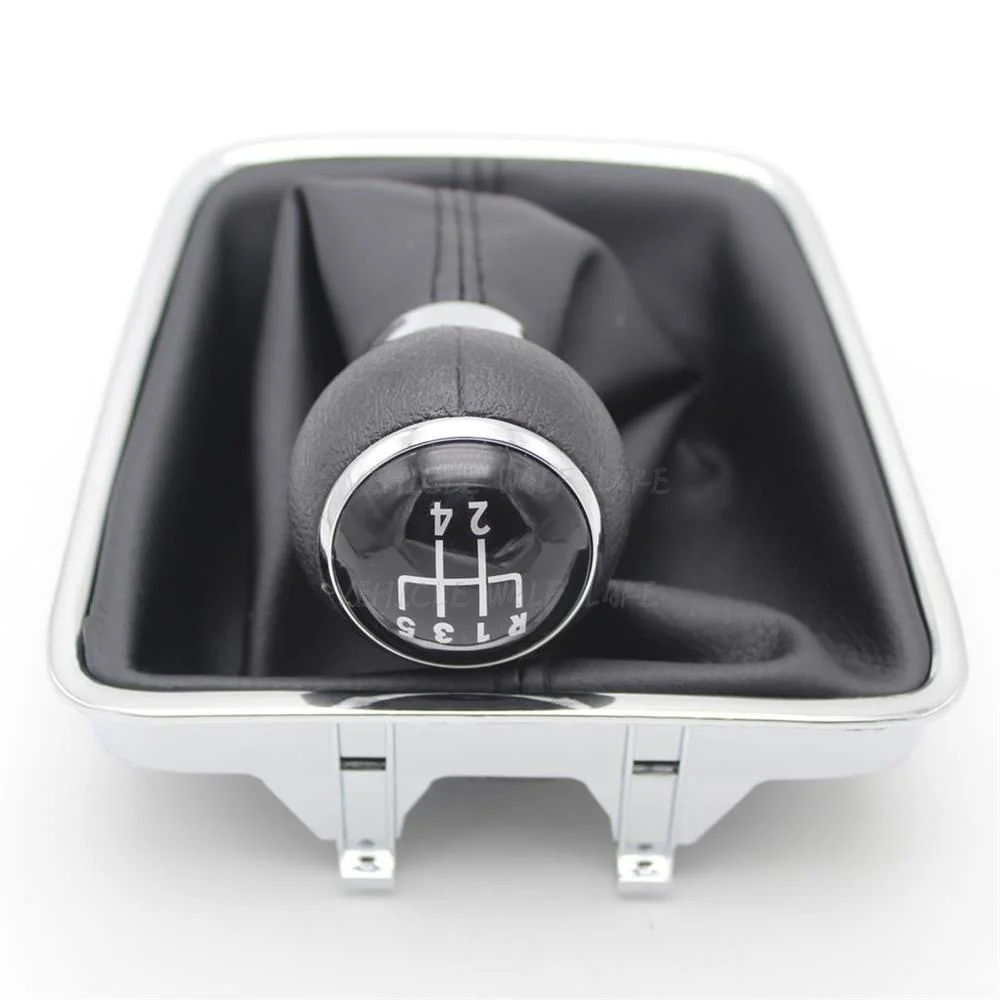

For VW Golf Plus 2005 2006 2007 2008 2009 2010 2011 2012 2013 2014 New 5 Speed Car Gear Stick Shift Knob Leather Boot