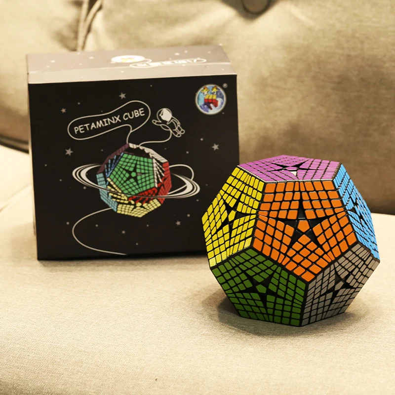Новые Топы ShengShou 8x8 Dodecahedron клейкая Волшебная кубическая Мозаика Черный Cubo Magico развивающие игрушки подарки для детей Прямая поставка