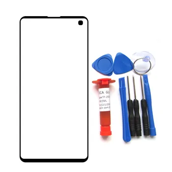 

Front Outer Glass Lens for Samsung Galaxy S10 S8 S9 Plus Note 8 Note9 Black LCD touch Screen Replacement Parts & tools & uv glue