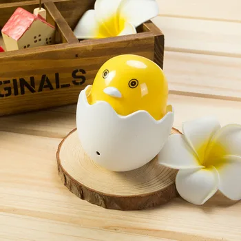 

US plug Mini Yellow Duck Eggshell Energy Saving Light Sensitive LED Night Light on the wall Bedroom Lamp Home DecorAC110~240V