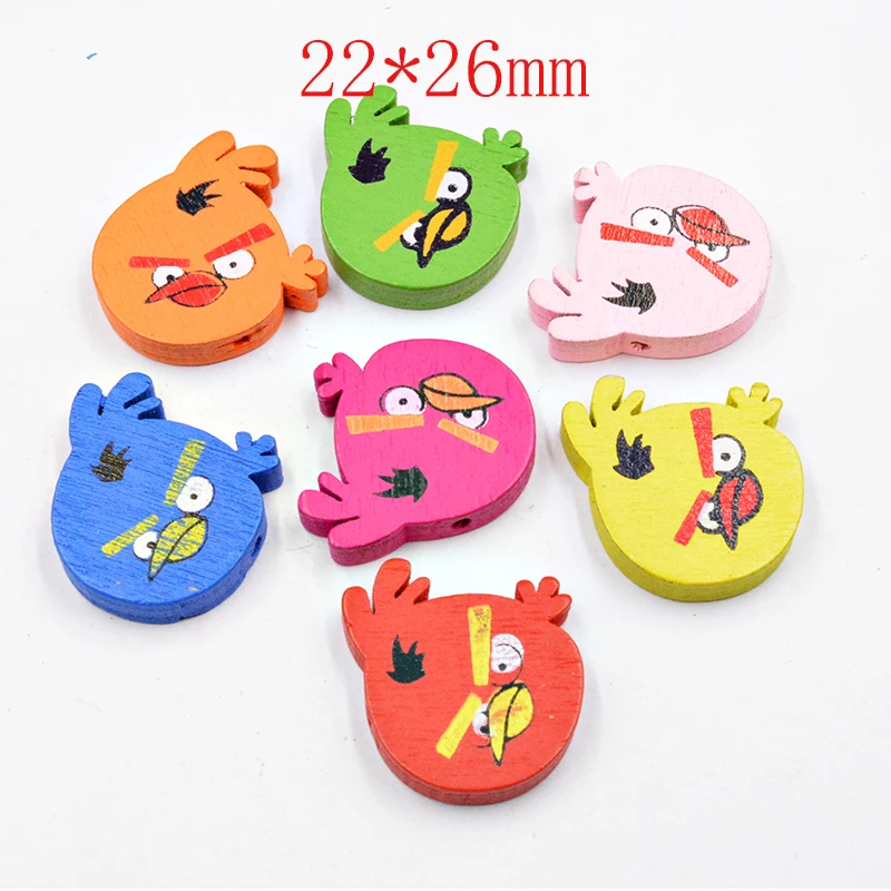 

FLTMRH DIY Wood Spacer Beading Beads Findings for Baby Crafts Kids Necklace Pacifier Clip Wooden Beads DIY