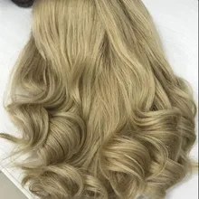 Tsingtaowigs светлые европейские волосы remy 14 дюймов еврейский парик, Кошерный парик лучшие ножницы