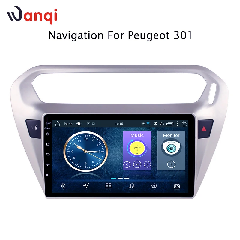 Sale Car Radio For peugeot 301 citroen elysee 2014-2018 Android 8.1 HD 9 inch Touch screen Head Unit GPS Navigation Multimedia Player 2