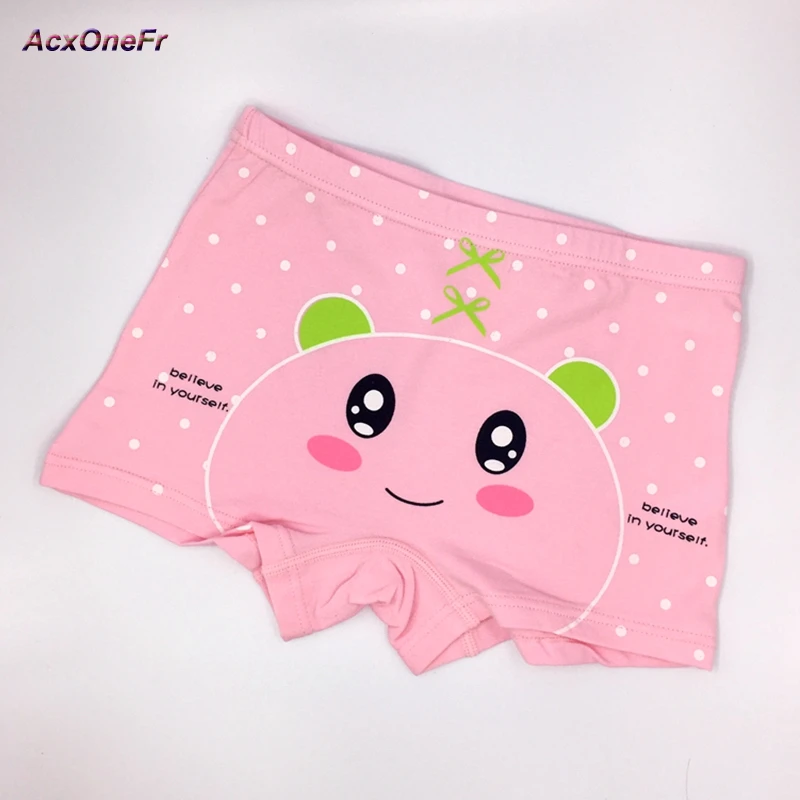AcxOneFr Girl Underwear Panties Baby Kids Underpant Cotton Smile