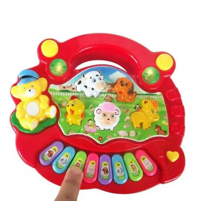 Музыкальный инструмент игрушка для маленьких детей Животное ферма пианино развивающие Музыкальные Развивающие игрушки для детей подарок DS19