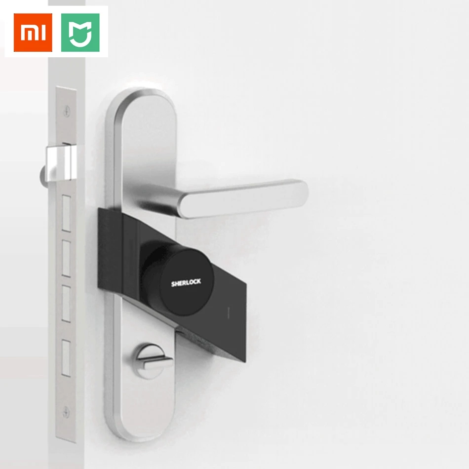 

Original Xiaomi Mijia Sherlock M1 Intelligent Stick Lock Non-dismantling Smart Door Lock Keyless Fingerprint for Smart Home