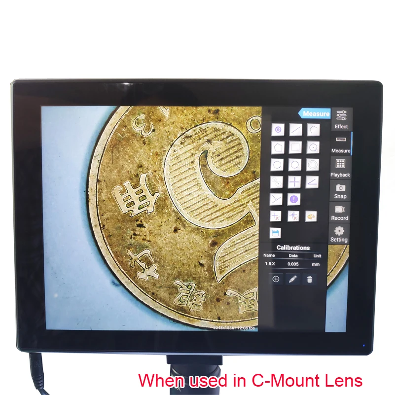 9 7 дюйма IPS 2048*1536 сетчатый экран сенсорный Android Pad измерительная функция + C mount 5.0MP
