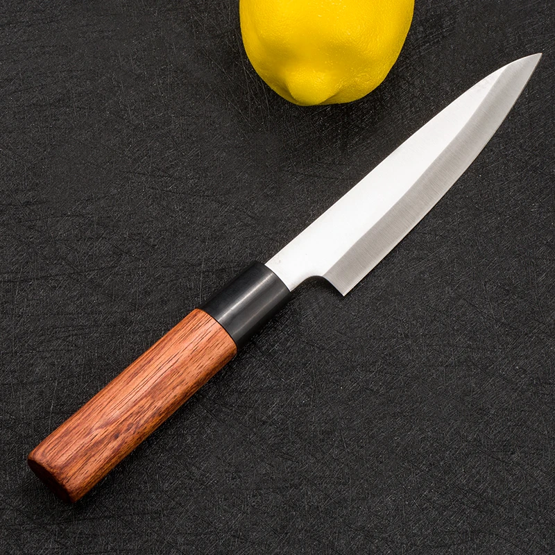 Кухонные ножи 5," нож для очистки овощей с острым лезвием, японский нож шеф-повара из Германии 1,4116, фруктовые ножи из нержавеющей стали с деревянной ручкой