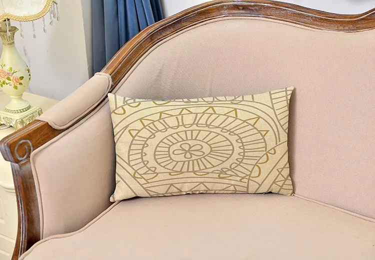 Нордический стиль модный домашний декор поясные подушки Подушка 30x50 см Геометрические полосы диван наволочка на подушку для стула подушки Cojines
