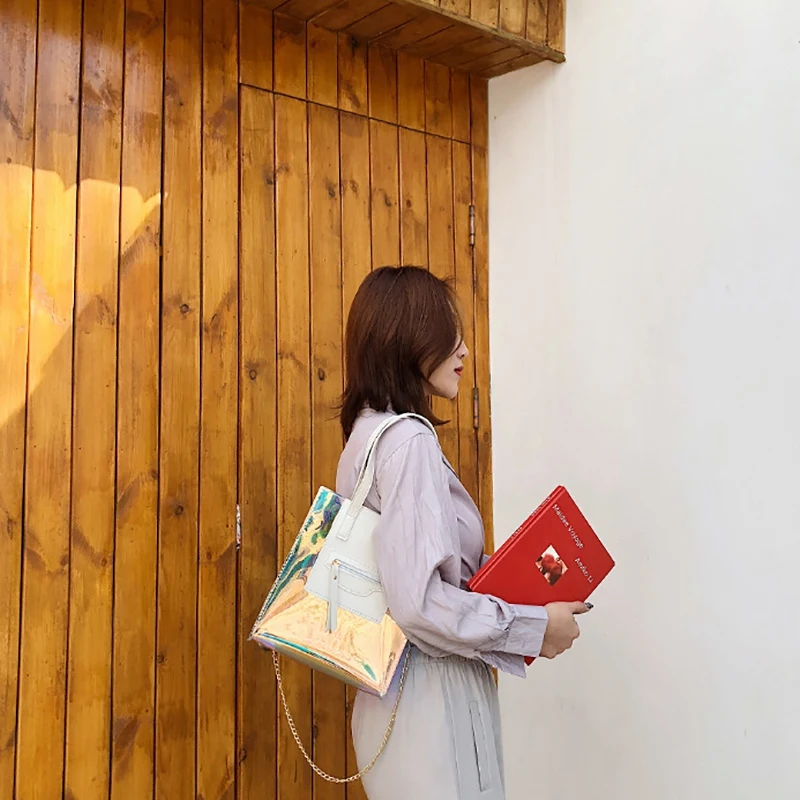 

Fashion Casual Shoulder Bag Female Shoulder Bag Personality Messenger Bag Big Bag