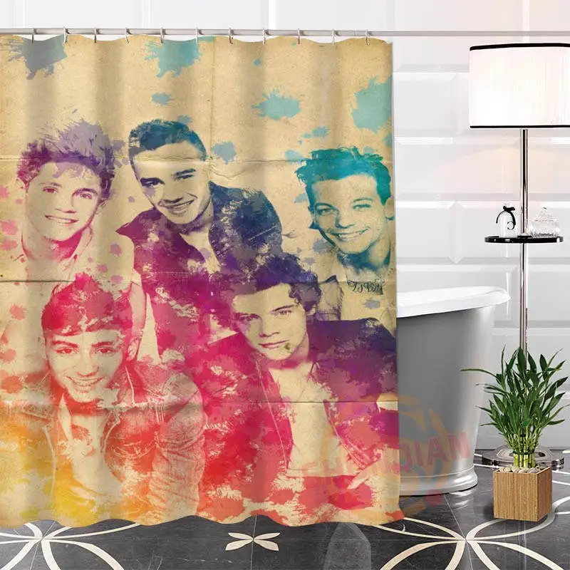 Best Nice Custom One Direction Team Shower Curtain Bath Curtain