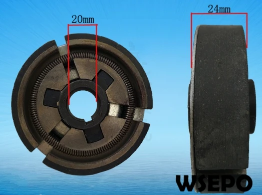 168F double grooe belt clutch type B-1