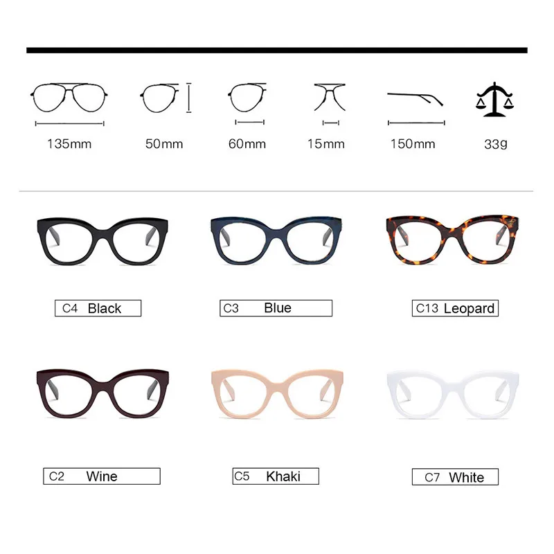 Women Optical Eyeglasses Optical Stylish Female Spectacles for Glasses Prescription Frame Fashion Styles 92116 Eyewear