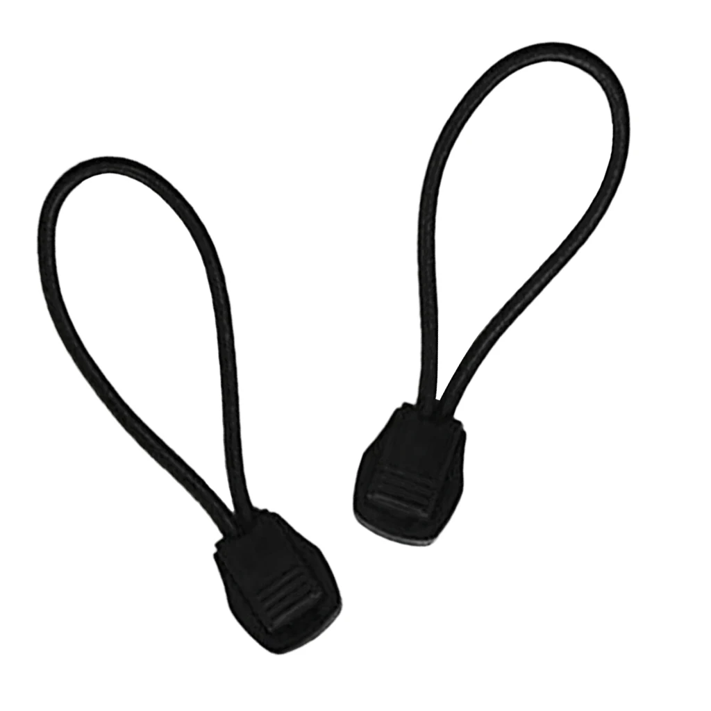 2 Pieces Elastic Rubber Strap Shock Cord Snorkel Tube Pipe Fixing Rope Tie Down Replacement for Scuba Diving Breathing